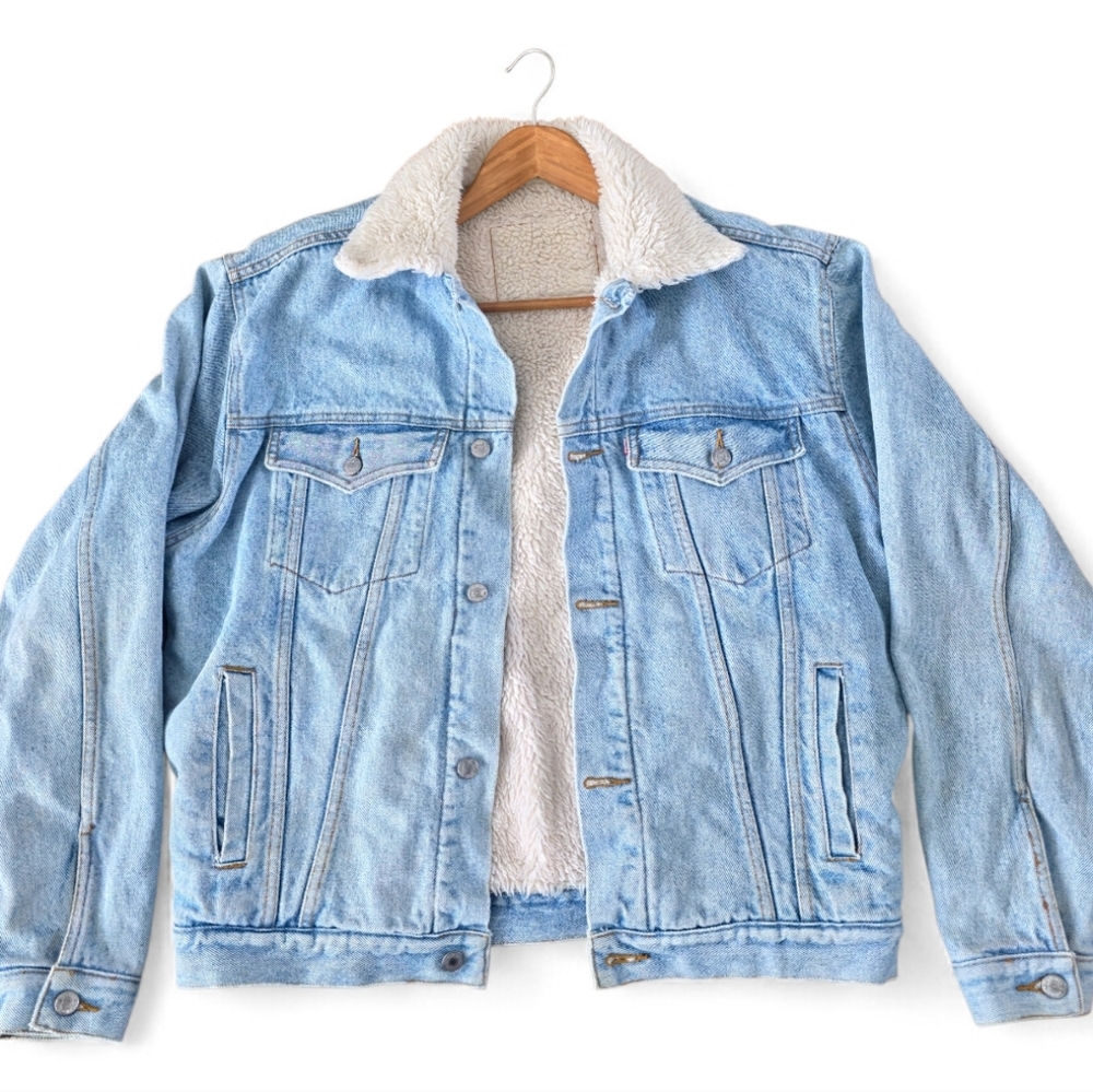 Vintage Levi's Sherpa Denim Trucker Jacket
